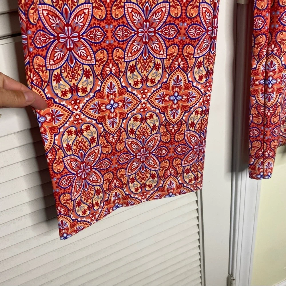 Helen Jon Multicolor Resort Lounge Pant Coverup Swim Pant size small - Picture 6 of 10